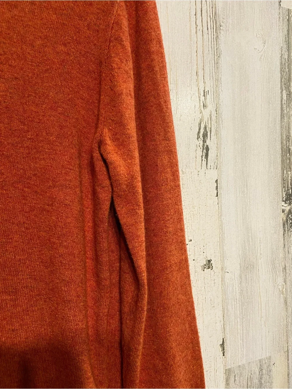 J.Crew Orange Teddie Pullover Sweater Medium